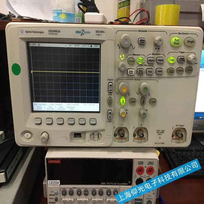 江蘇安捷倫示波器維修DSO-6052A不開機面板燈故障
